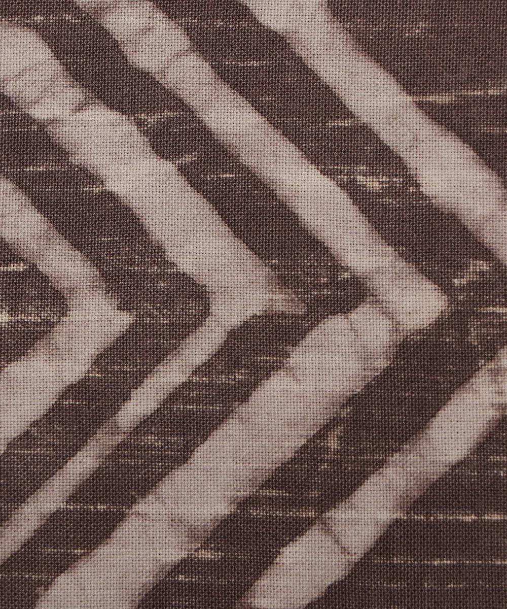 grey and off white batik print rayon fabric