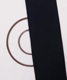 Navy Blue Colour Plain Slub Cotton Fabric