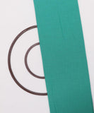Cyan Plain Slub Cotton Fabric