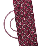 Maroon Colour Floral Pattern Kantha Embroidery Cotton Fabric