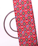 Red Colour Patola Print Silk Fabric