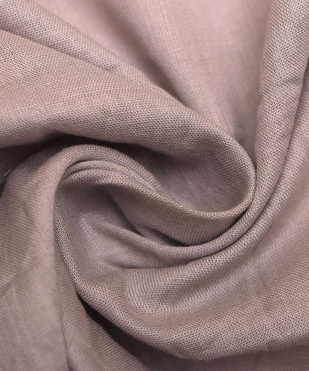 light grey plain cambric cotton fabric