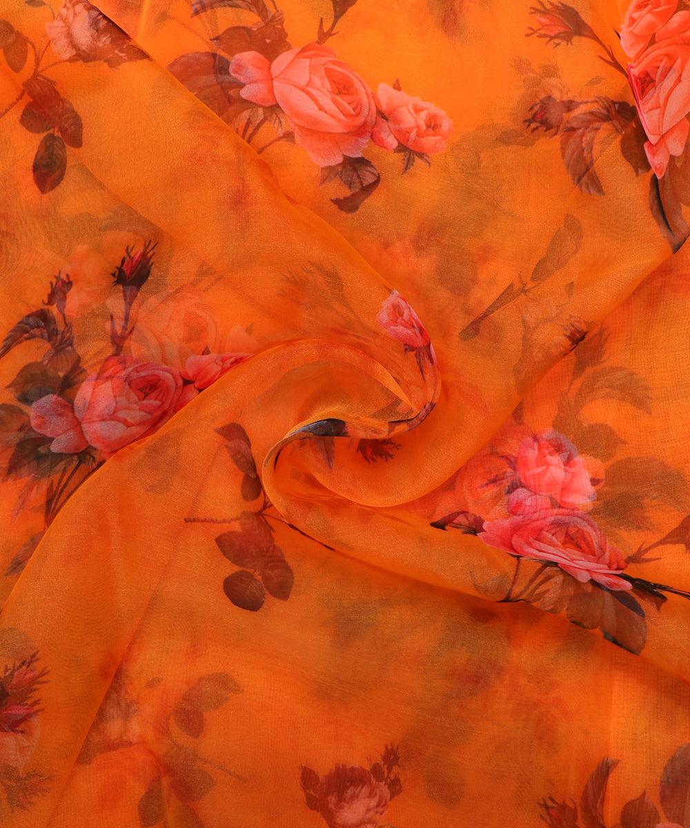 Premium Organza Printed Fabrics Online At Best Price