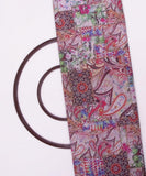 White Colour Floral Design Cotton Digital Print Fabric