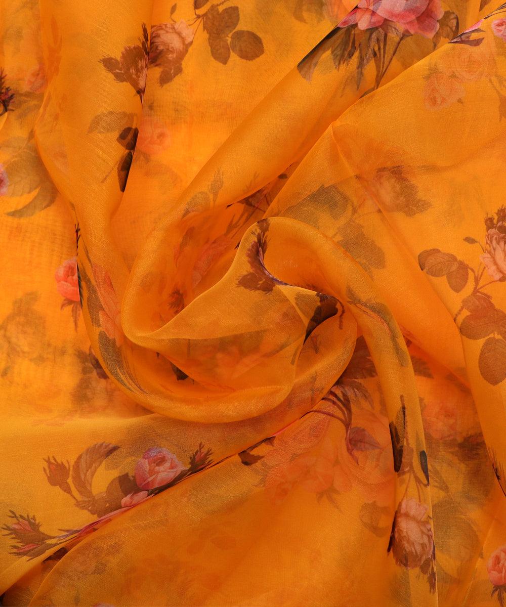 Premium Organza Printed Fabrics Online At Best Price