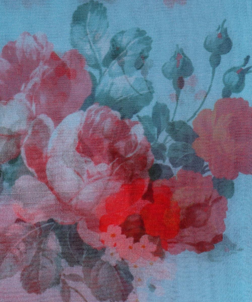 Shop Printed Organza Silk Fabric Online