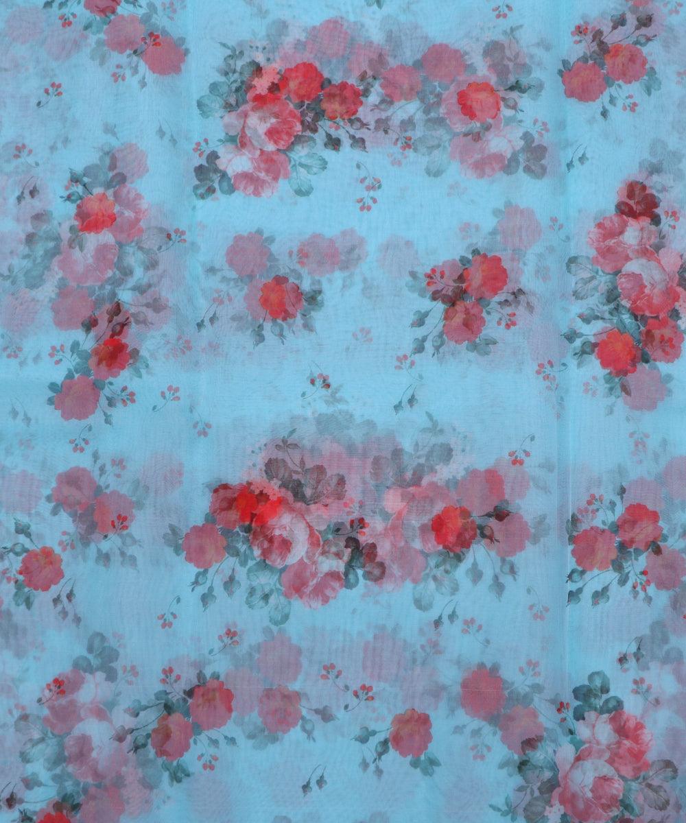 Shop Printed Organza Silk Fabric Online