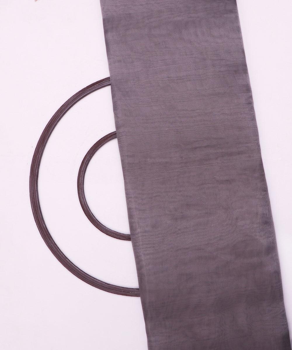 Pure, Embroidered, Floral, Silk Organza Fabric