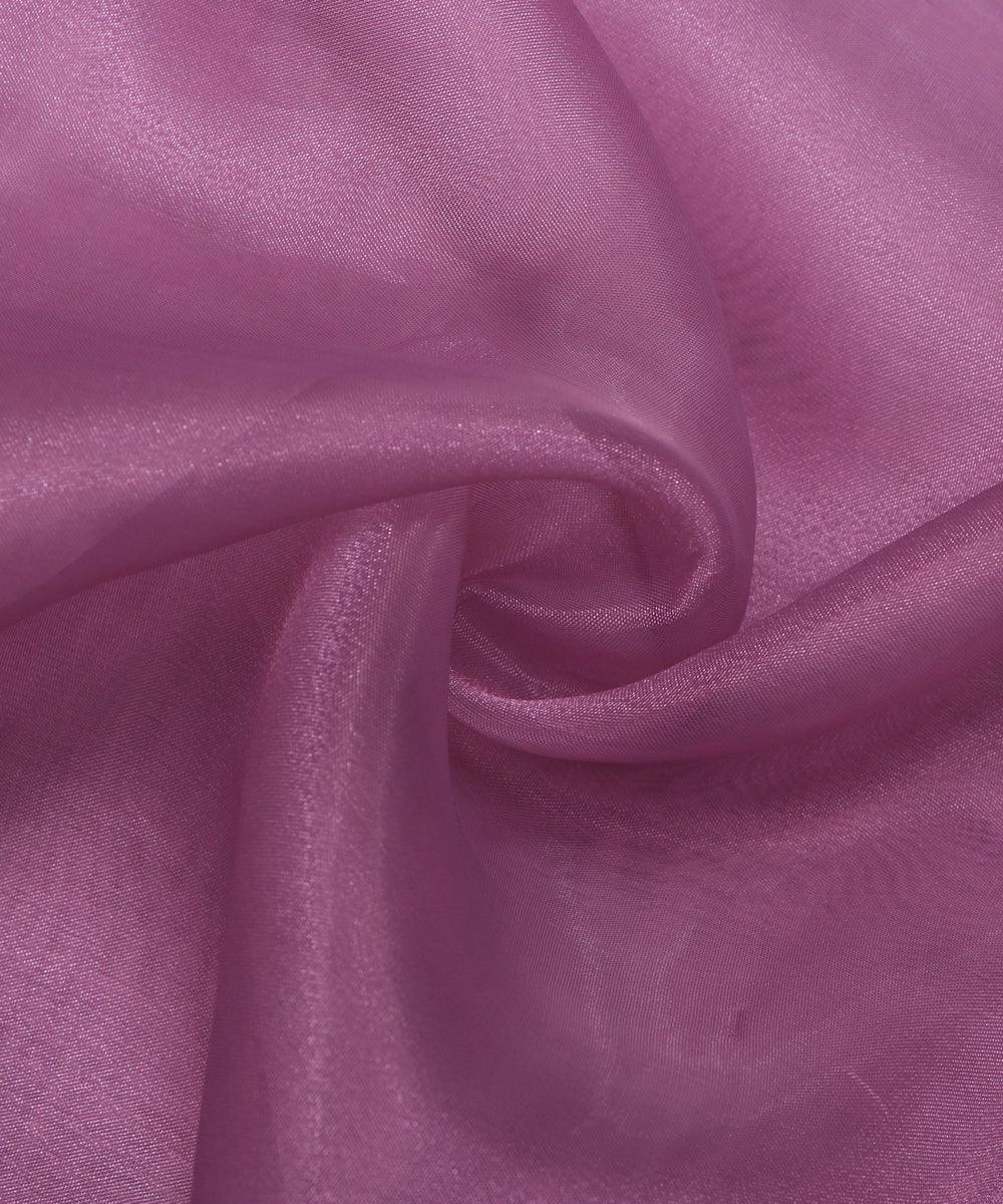 light burgundy plain tissue organza fabric
