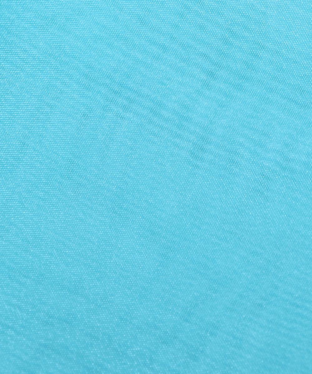 sky blue plain tissue organza fabric