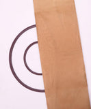 Light Golden Colour Plain Tissue Organza Fabric