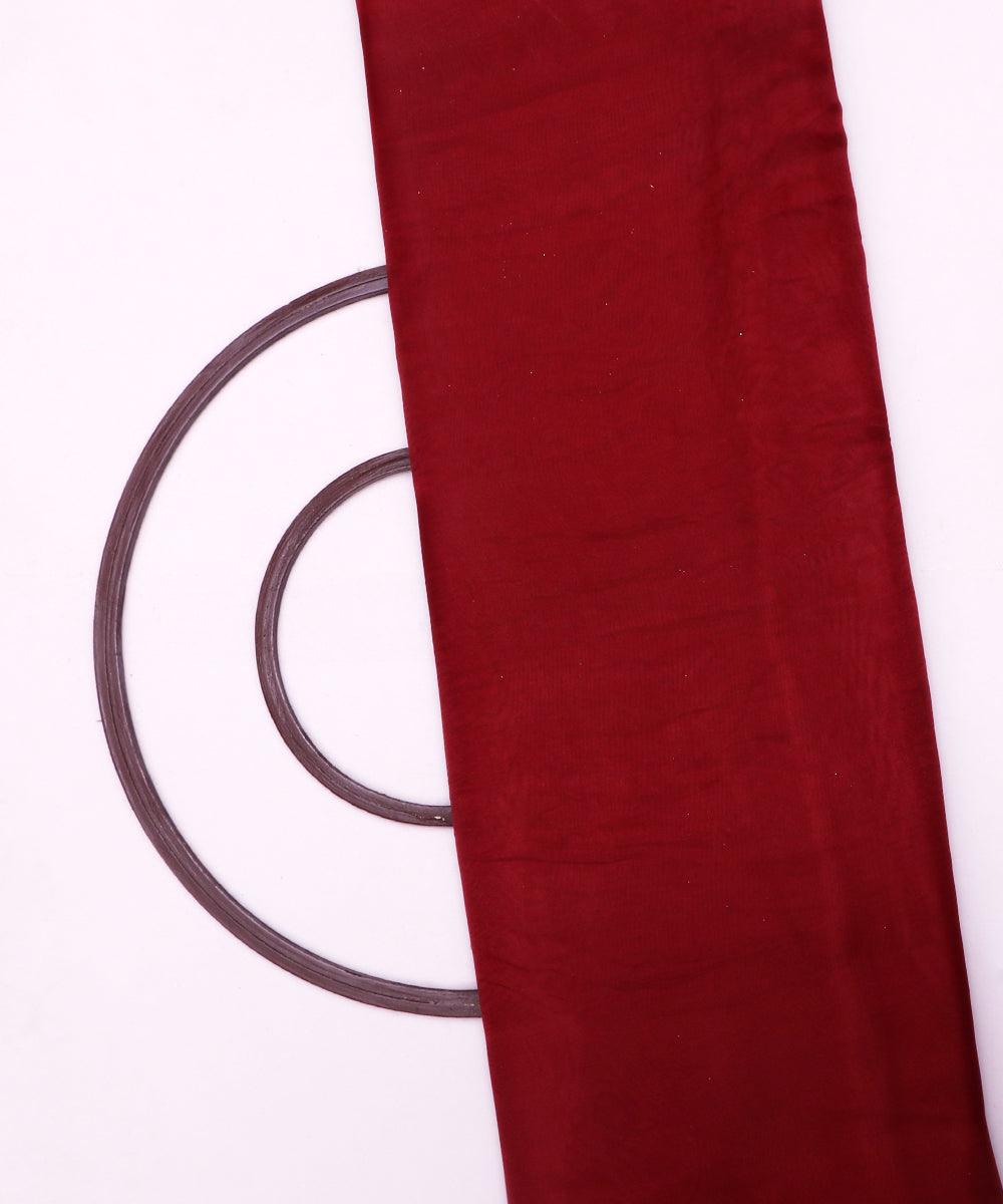 Pure, Embroidered, Floral, Silk Organza Fabric