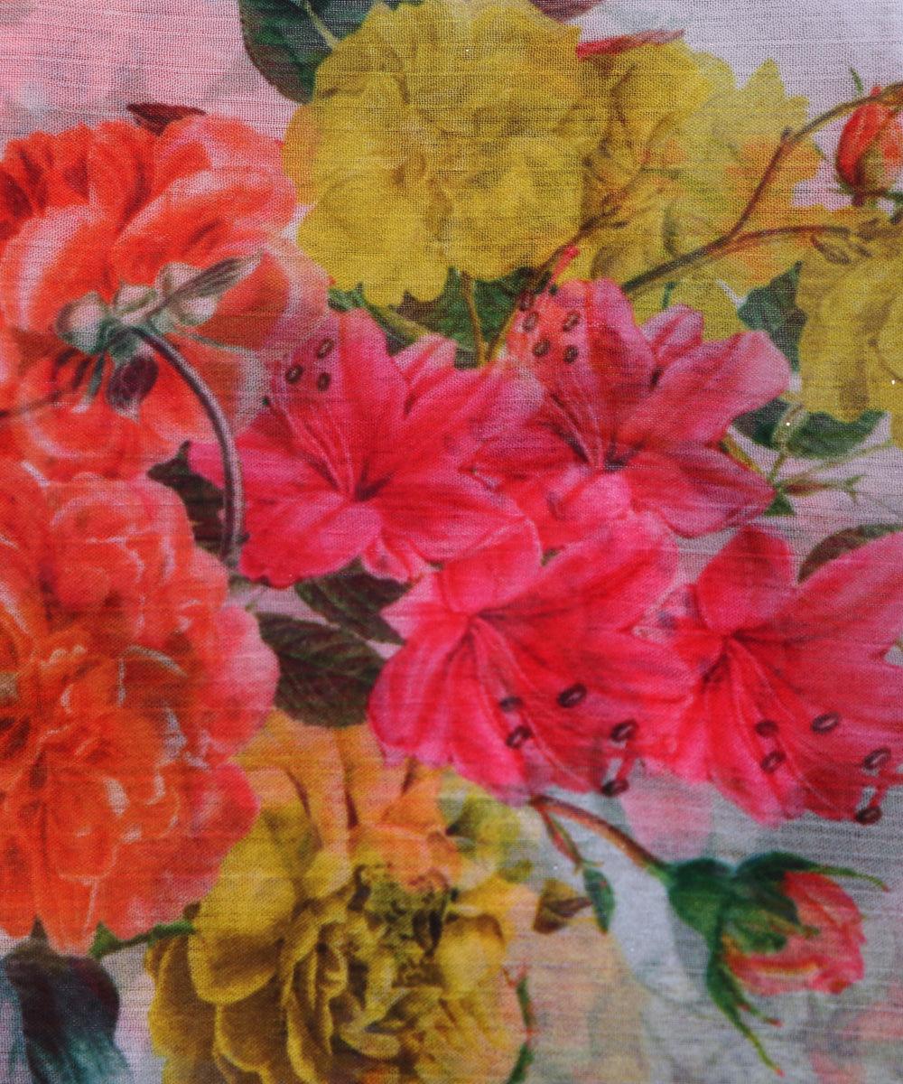 floral chiffon material