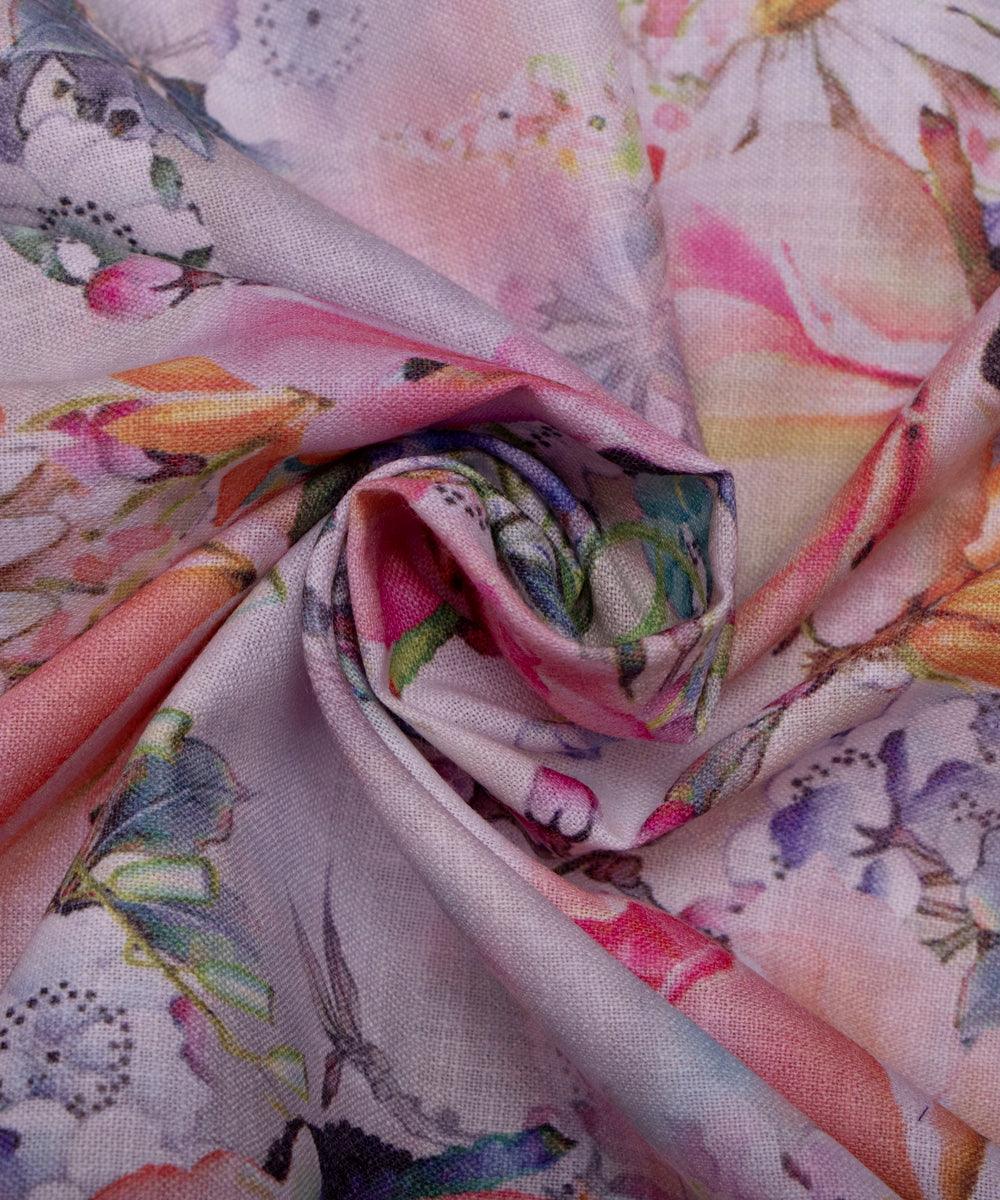 Cotton Digital Print Fabric At Fabric Dekho