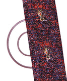 Multicolor Unique Pattern Crepe Fabric
