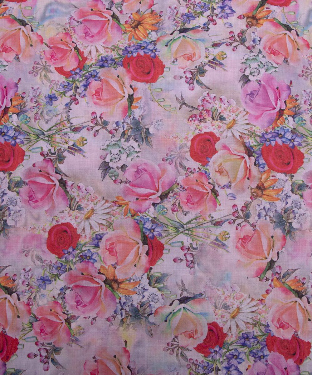 Cotton Digital Print Fabric At Fabric Dekho