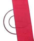 Magenta Colour Plain Jute Fabric