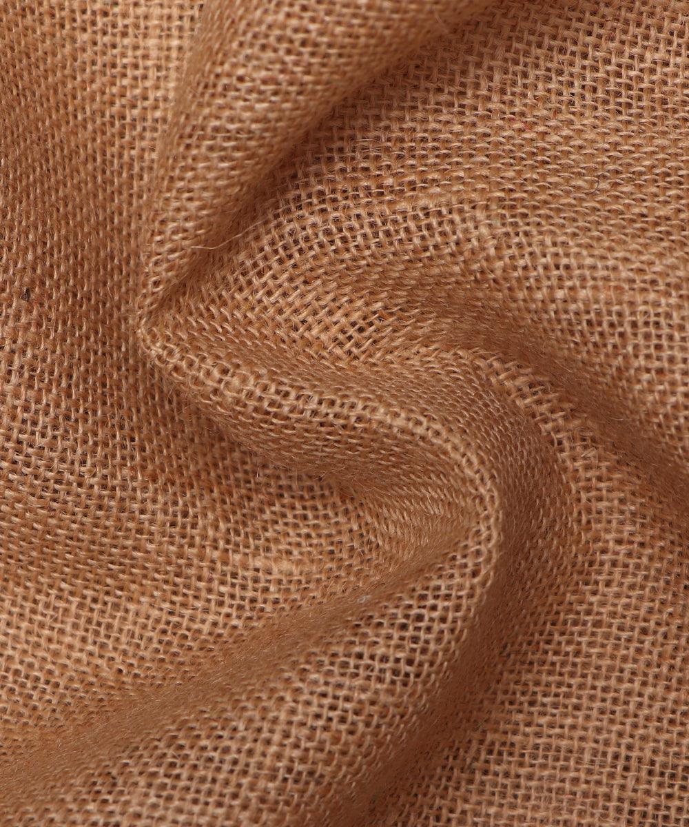 natural color plain jute fabric