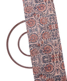 White Colour Kalamkari Print Chanderi Fabric
