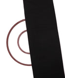 Black Colour Plain Cotton Silk Fabric