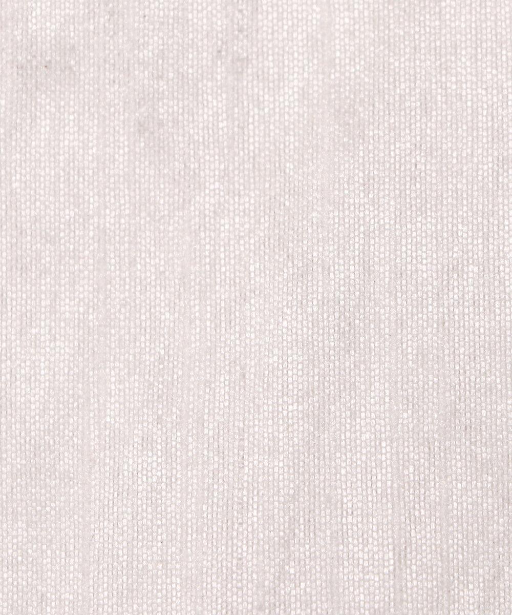 white colour plain raw silk