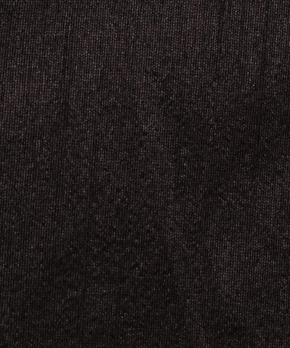 black plain raw silk fabric