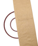 Off White Colour Plain Raw Silk Fabric