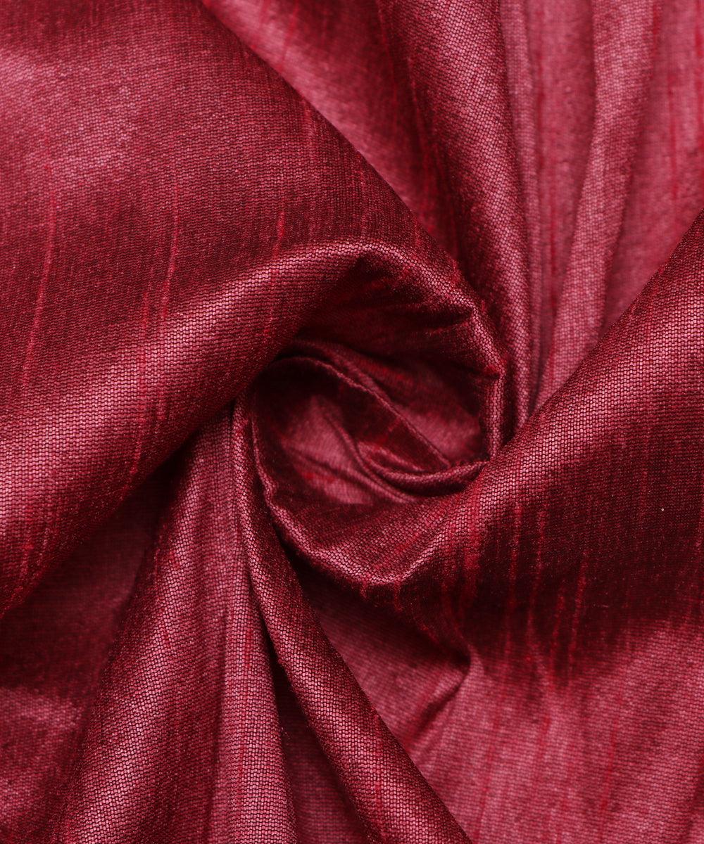 rose gold pink colour plain raw silk