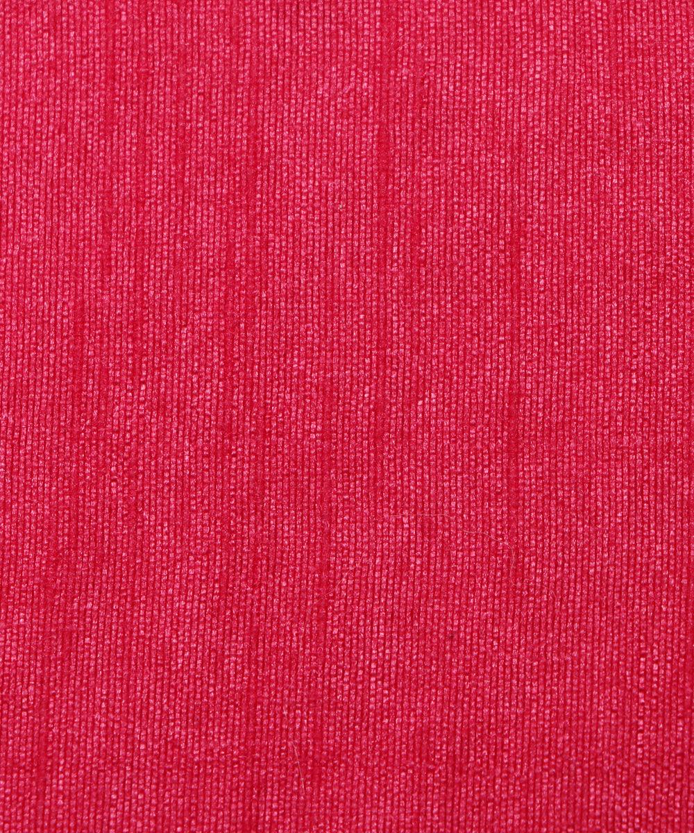 pink plain raw silk fabric