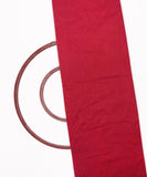 Rust Red Colour Two Tone Plain Raw Silk