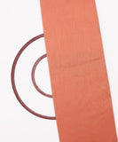 Peach Colour Plain Raw Silk Fabric