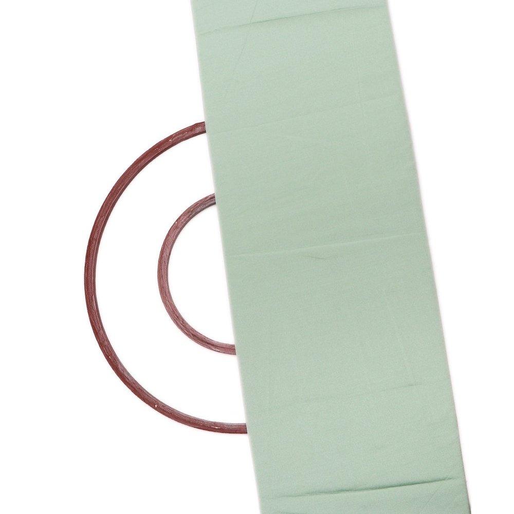 light green two tone colour plain taffeta silk fabric