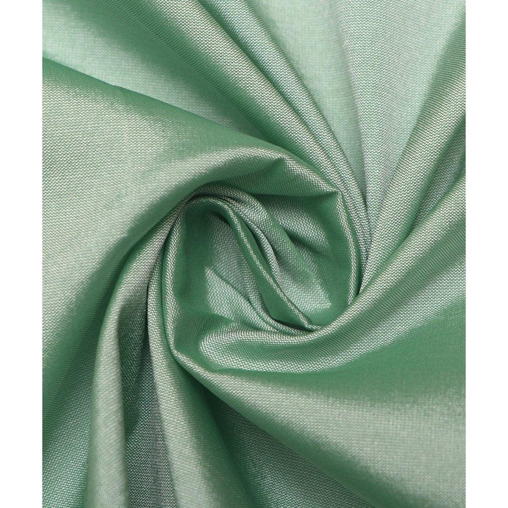 light green two tone colour plain taffeta silk fabric