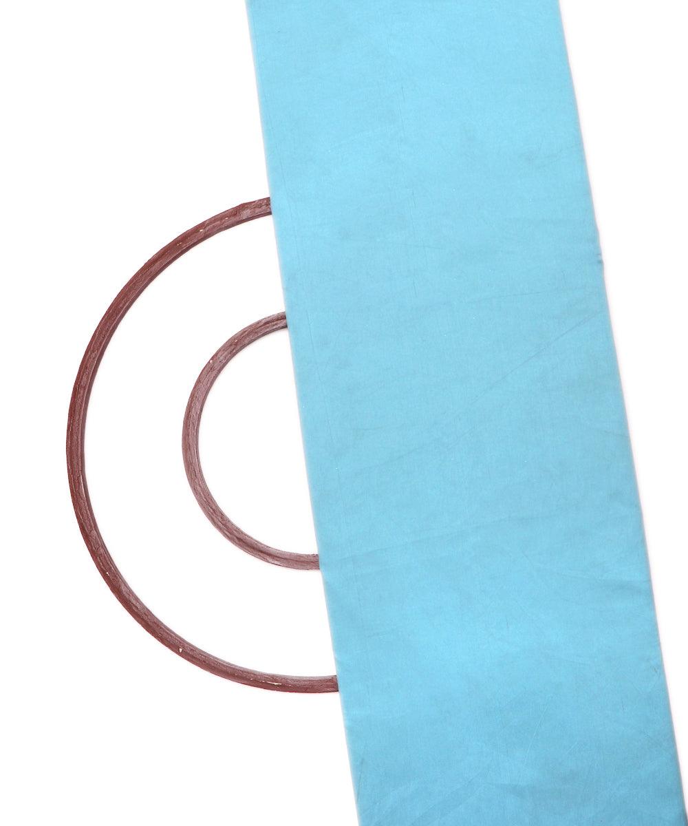 sky blue plain taffeta silk fabric b115 4460