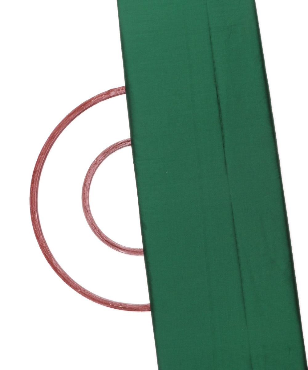 green colour two tone plain taffeta silk fabric