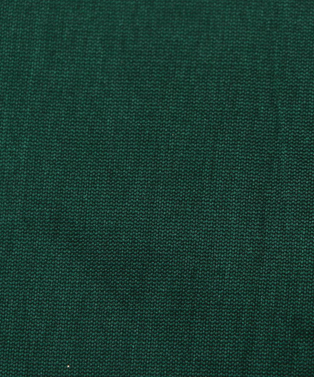 bottle green colour plain taffeta silk fabric