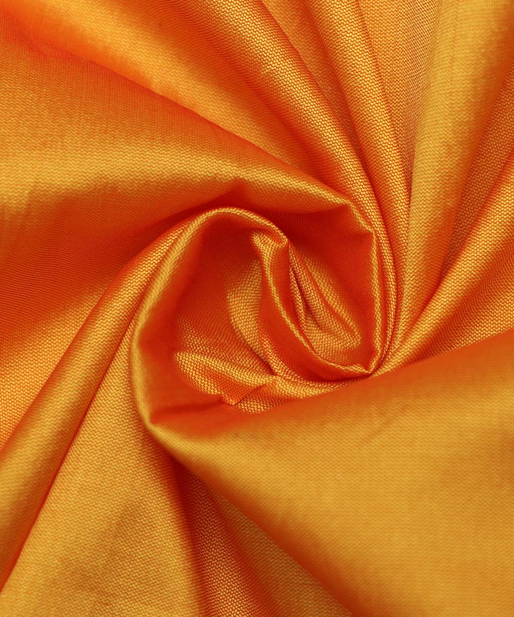 yellow colour two tone plain taffeta silk fabric