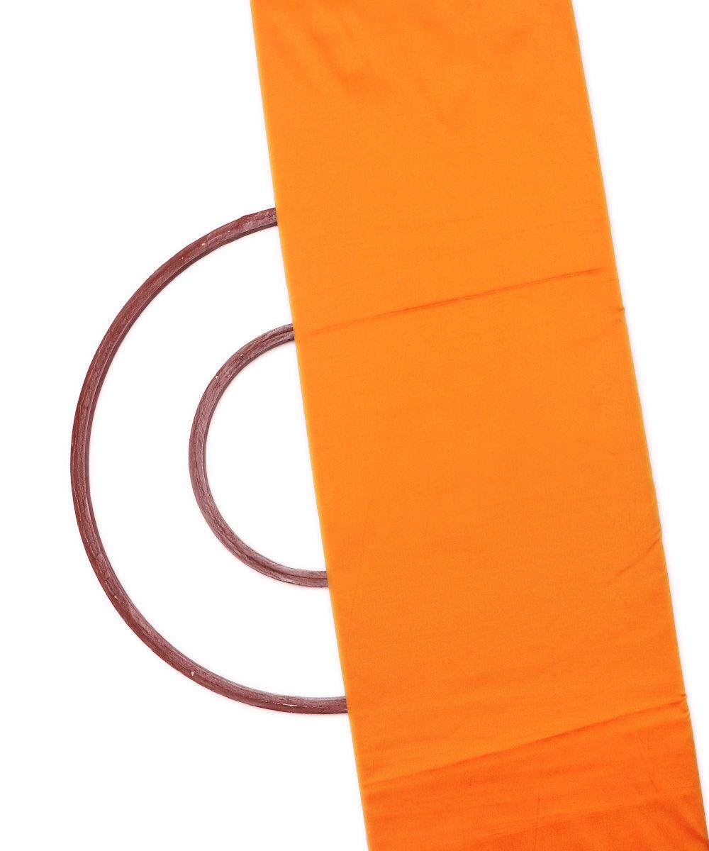 orange plain taffeta silk fabric b115 4492