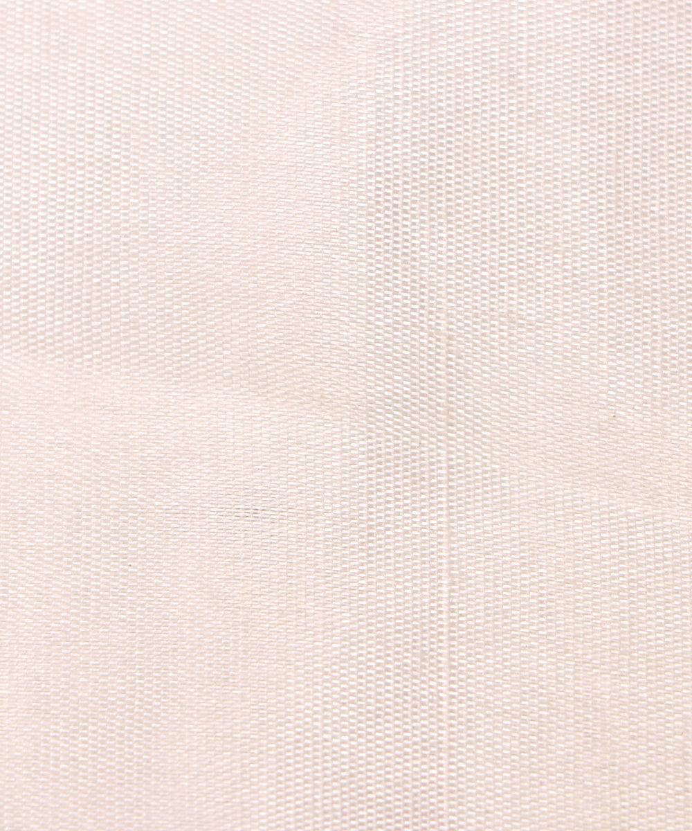 pale white colour plain santoon fabric