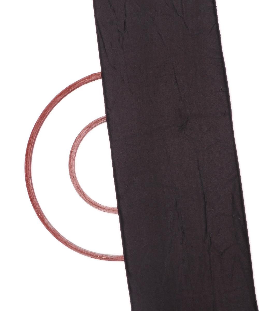 black colour plain santoon fabric