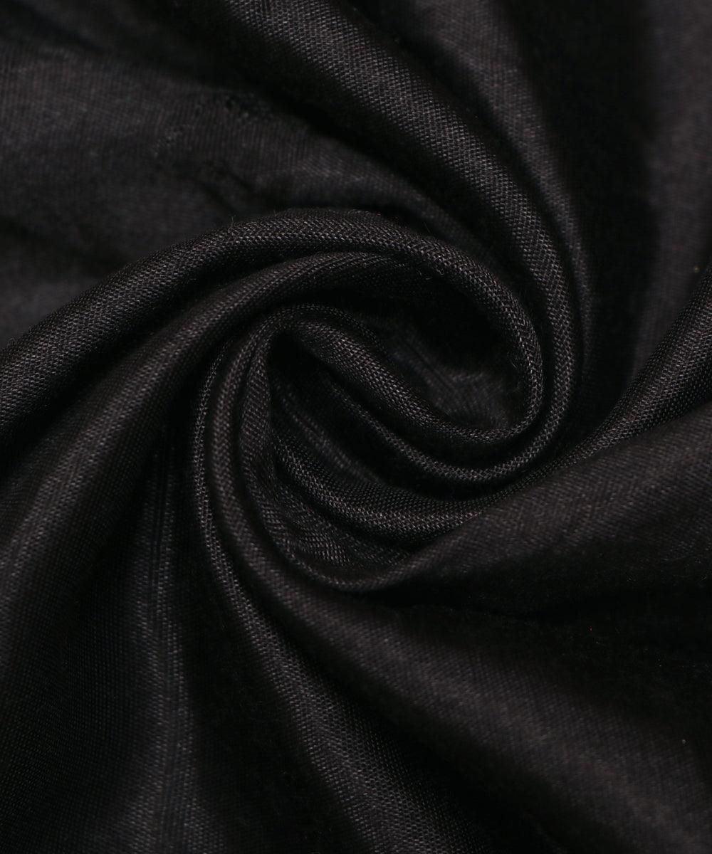 black colour plain santoon fabric