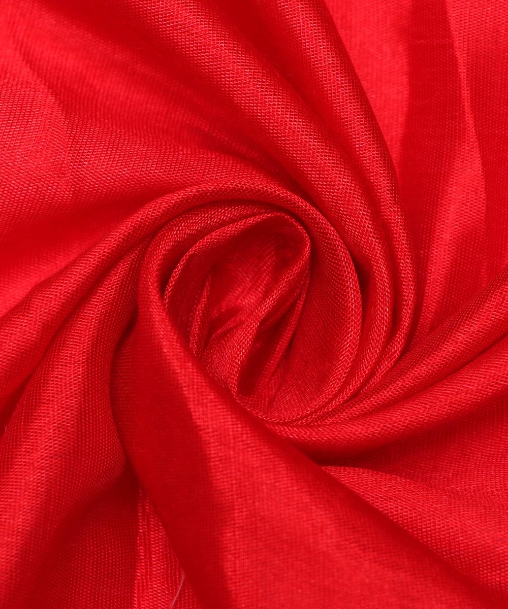 red plain santoon fabric b105 5241
