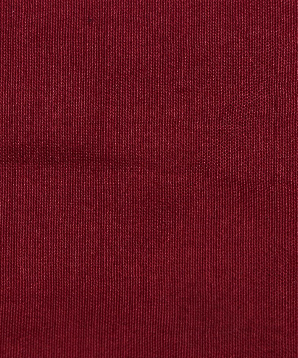 maroon colour plain santoon fabric