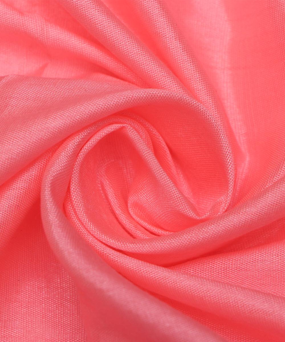 neon pink colour plain santoon fabric