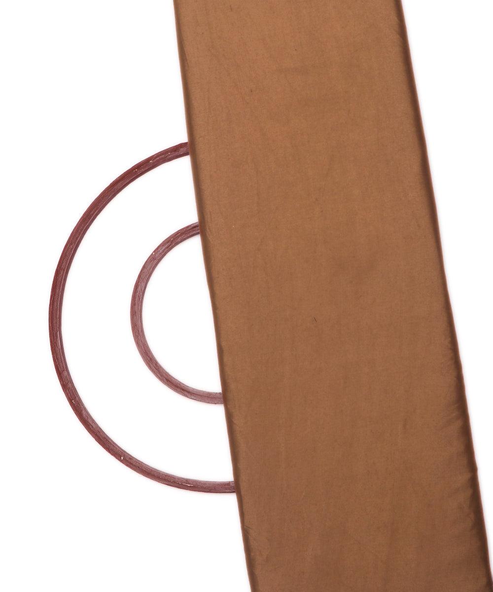 brown colour plain santoon fabric