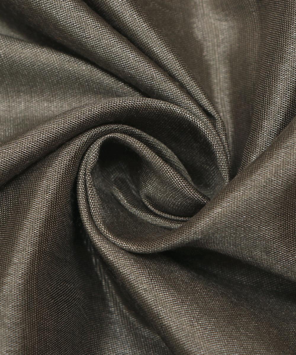 dark grey colour plain santoon fabric