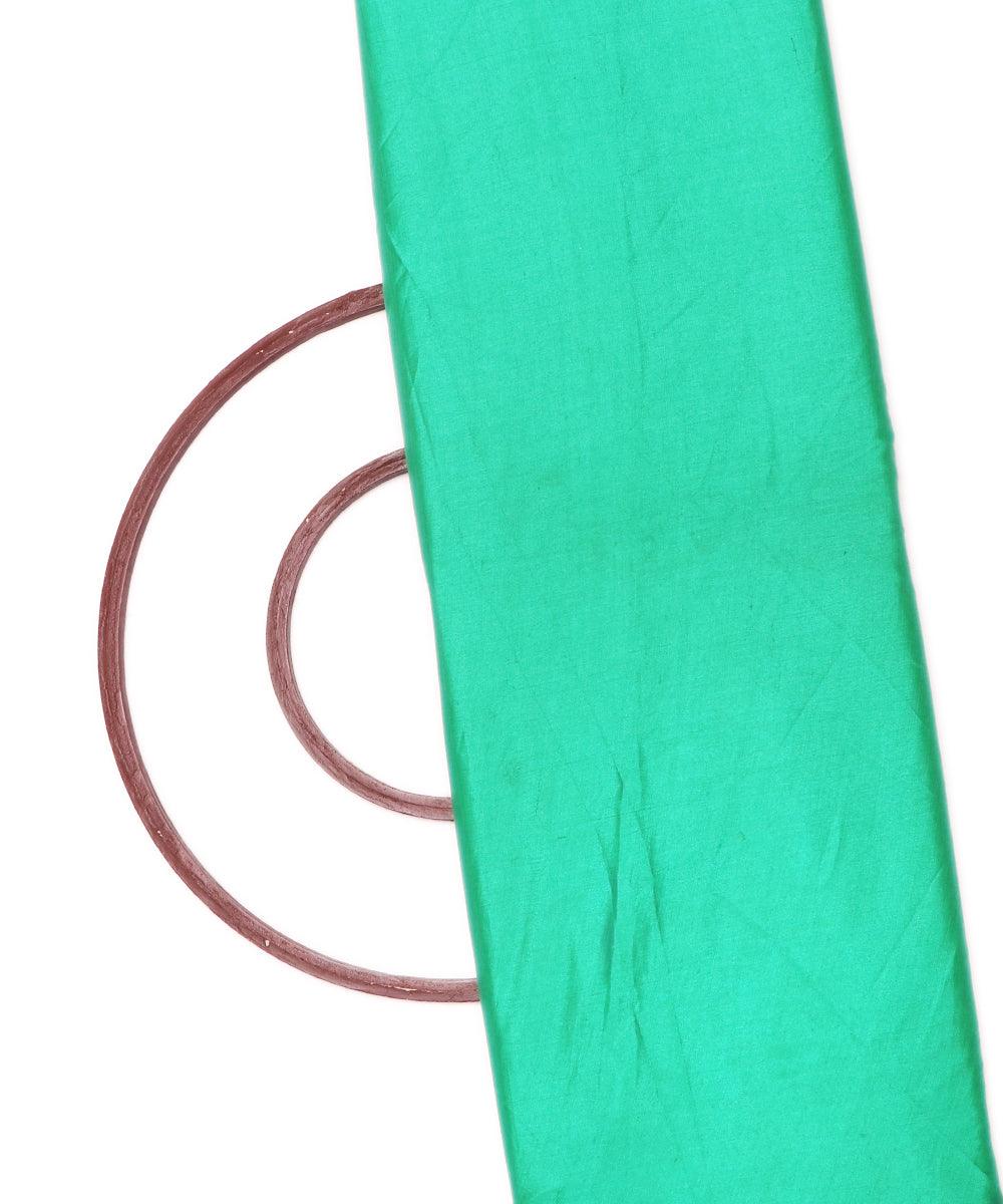 turquoise colour plain santoon fabric