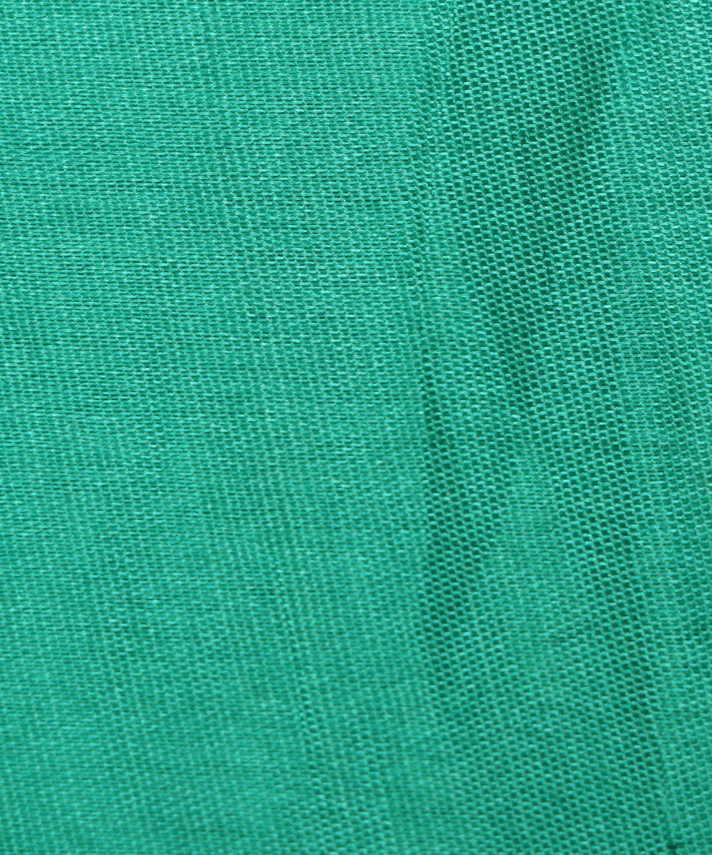 turquoise colour plain santoon fabric