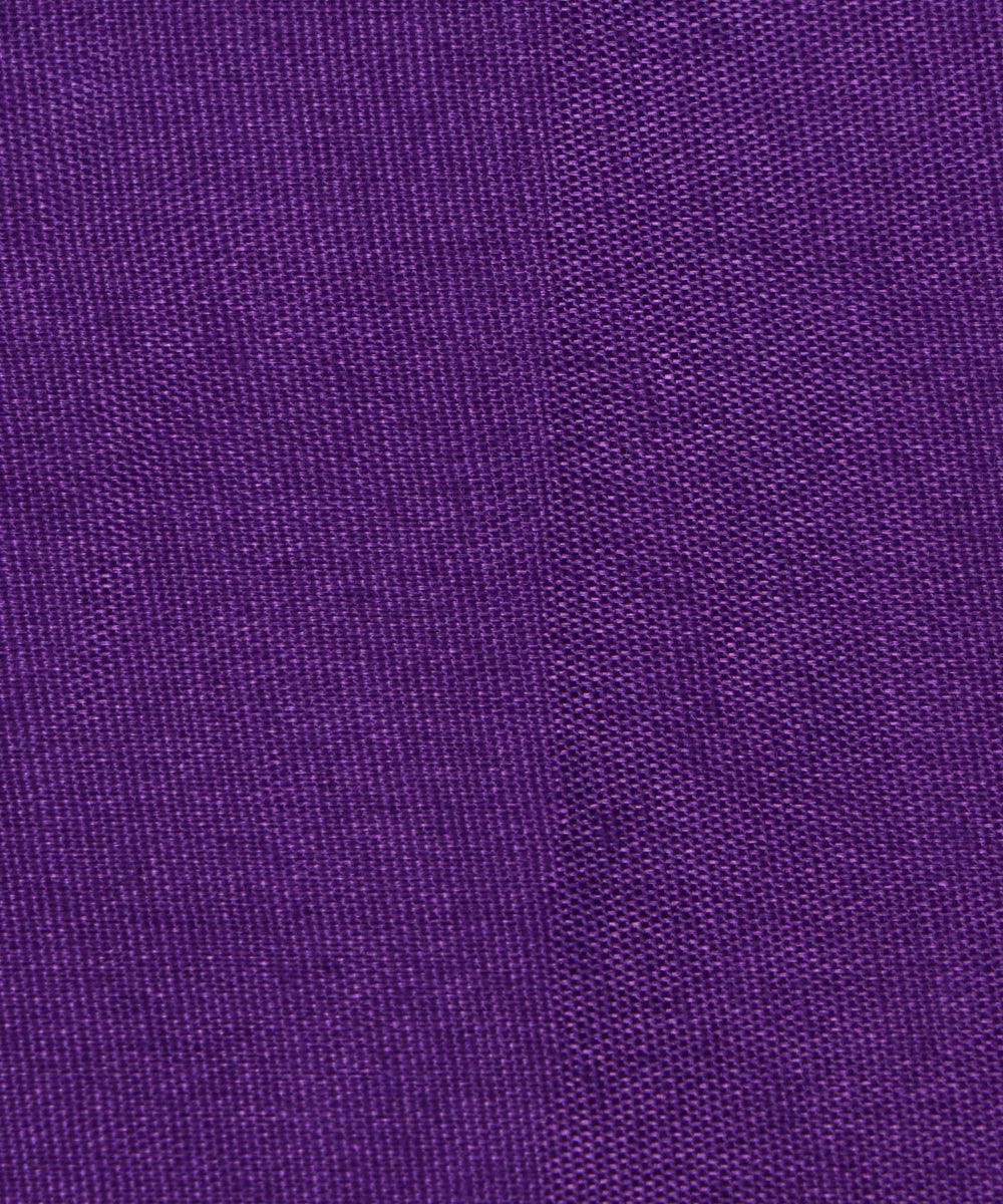purple colour plain santoon fabric