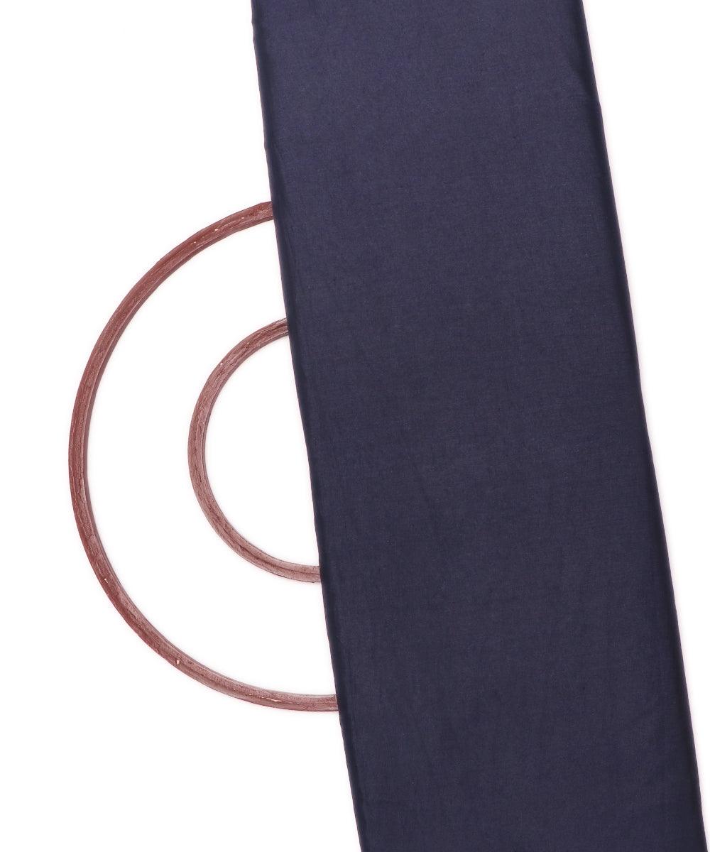 navy blue colour plain santoon fabric